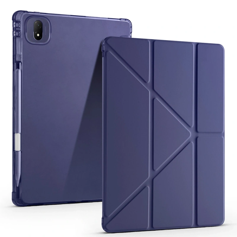 Honor MagicPad 2 Kılıf Zore Tri Folding Kalem Bölmeli Standlı Kılıf
