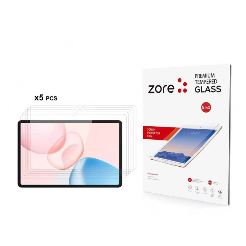 Honor Pad 10 Zore 5in1 Tablet Temperli Cam Ekran Koruyucu