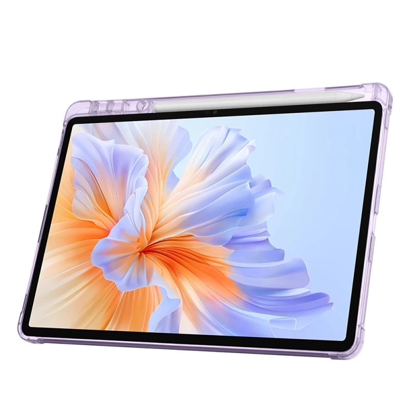 Honor Pad V9 Kılıf Zore Tri Folding Kalem Bölmeli Standlı Kılıf