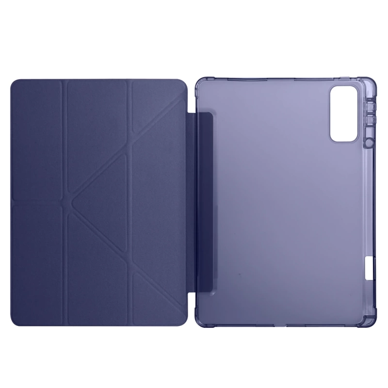 Honor Pad V9 Kılıf Zore Tri Folding Kalem Bölmeli Standlı Kılıf