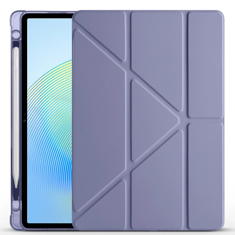 Honor Pad X8A Kılıf Zore Tri Folding Kalem Bölmeli Standlı Kılıf