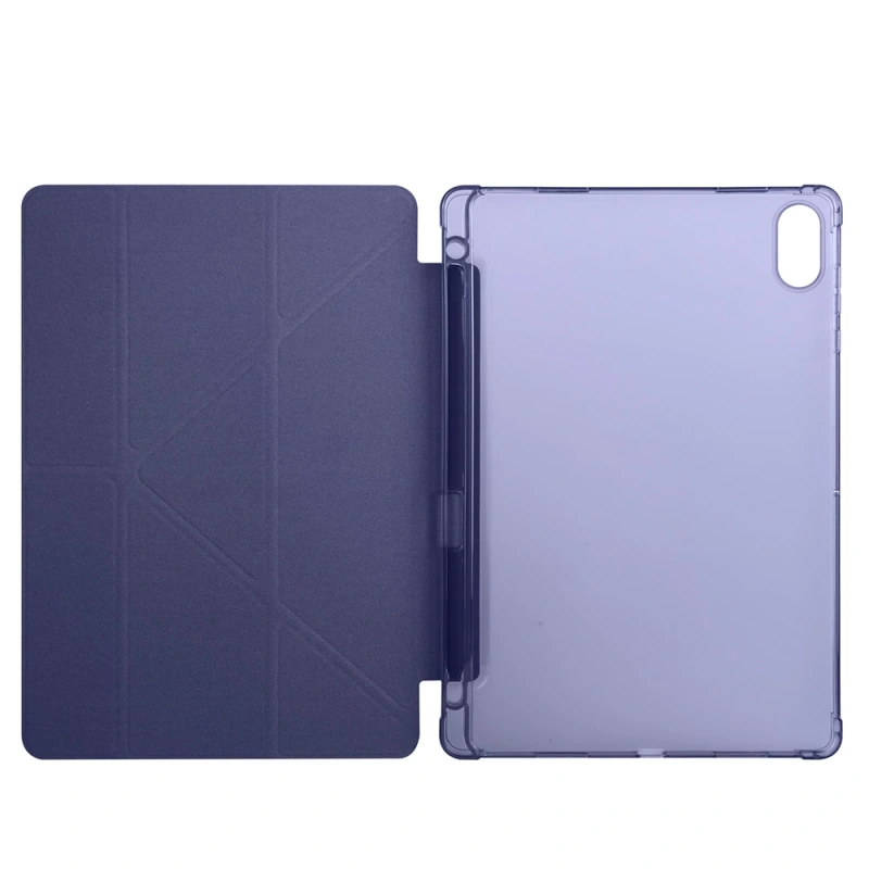 Honor Pad X8A Kılıf Zore Tri Folding Kalem Bölmeli Standlı Kılıf
