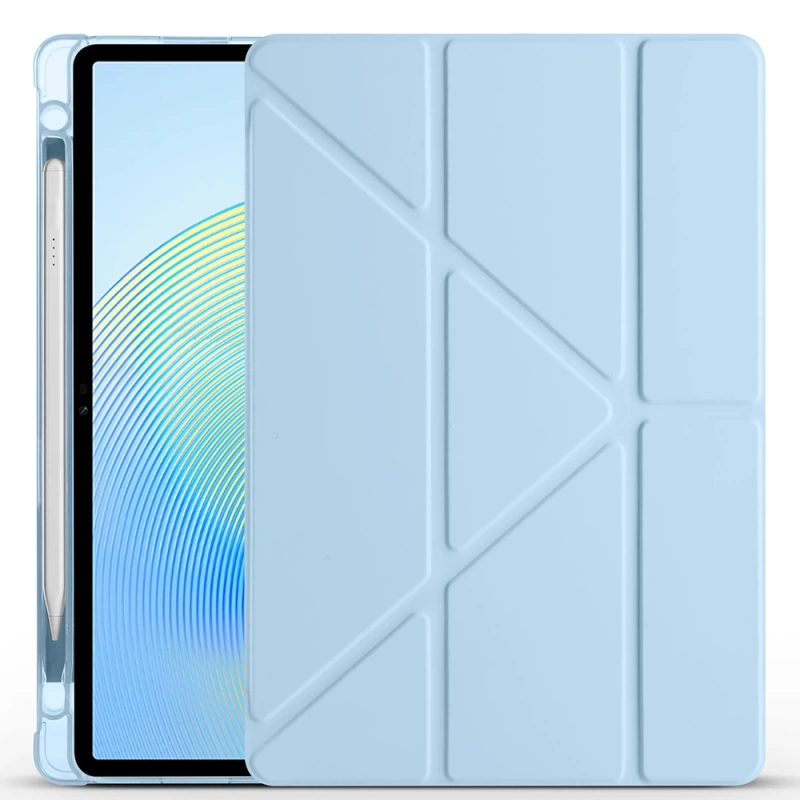 Honor Pad X8A Kılıf Zore Tri Folding Kalem Bölmeli Standlı Kılıf