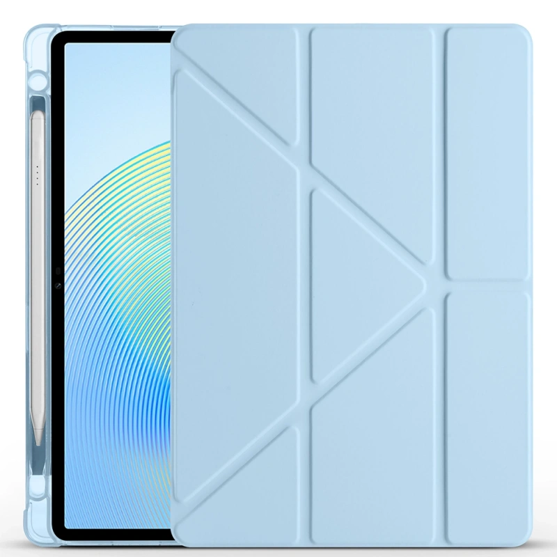 Honor Pad X8A Kılıf Zore Tri Folding Kalem Bölmeli Standlı Kılıf