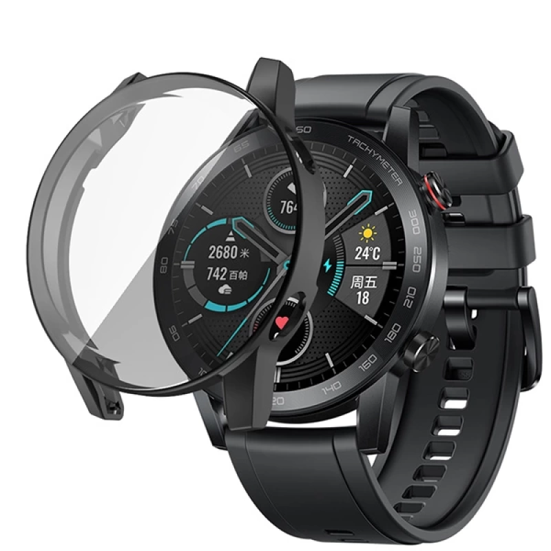 HONOR Watch Magic 2 46mm 360 Koruma Ultra İnce Silikon Kılıf