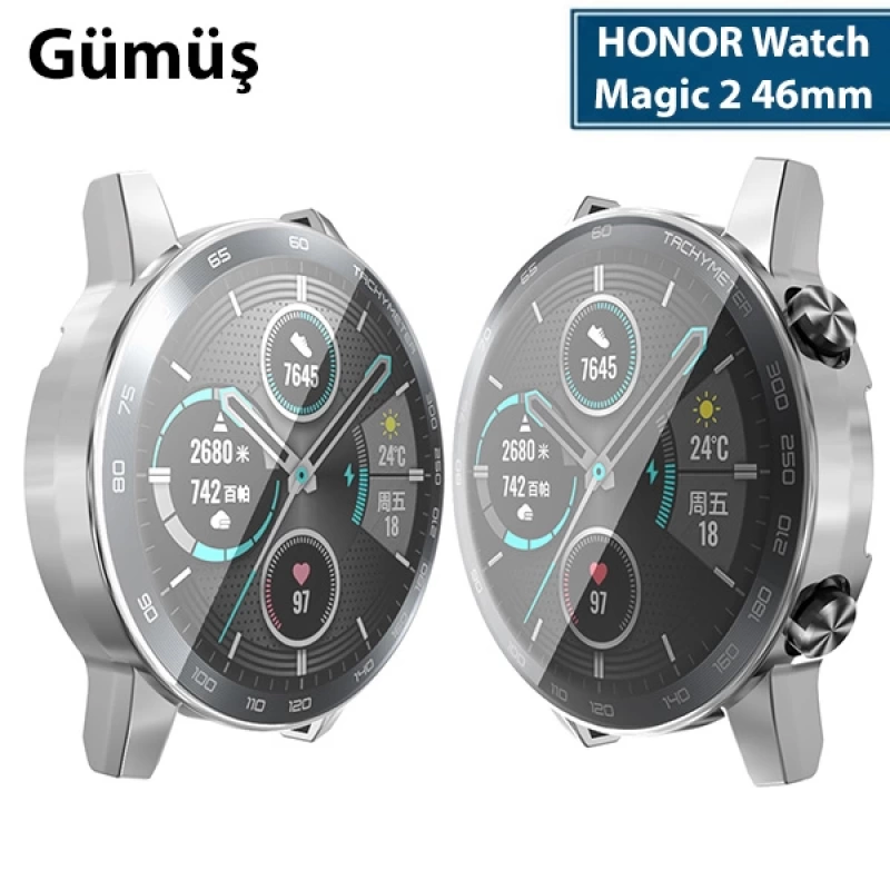 HONOR Watch Magic 2 46mm 360 Koruma Ultra İnce Silikon Kılıf