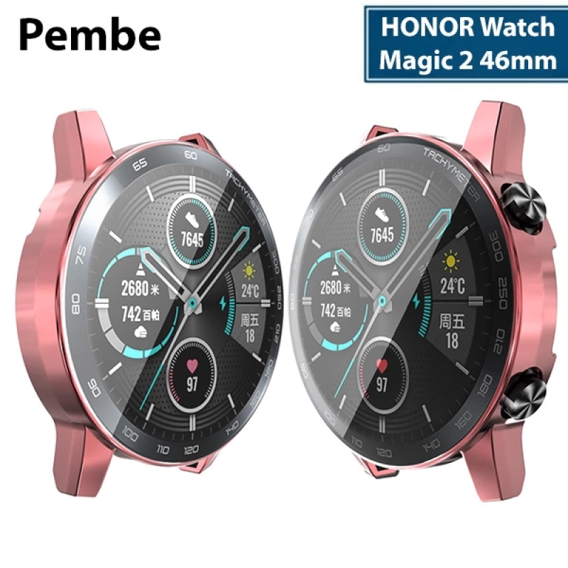 HONOR Watch Magic 2 46mm 360 Koruma Ultra İnce Silikon Kılıf