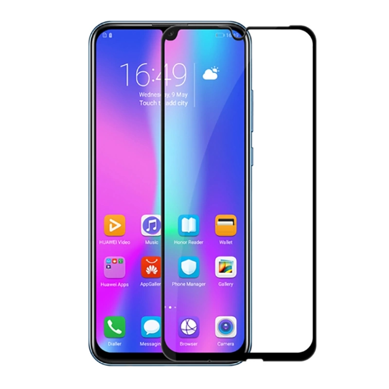 Huawei Honor 20 Lite Zore Kenarları Kırılmaya Dayanıklı Cam Ekran Koruyucu