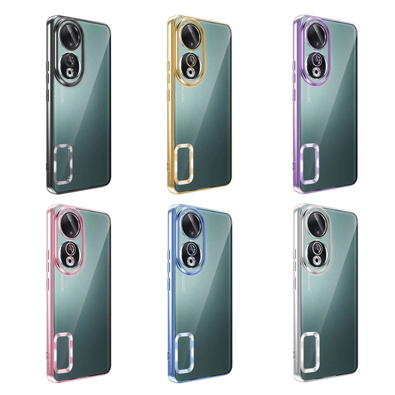 Huawei Honor 90 Kılıf Kamera Korumalı Logo Gösteren Zore Omega Kapak