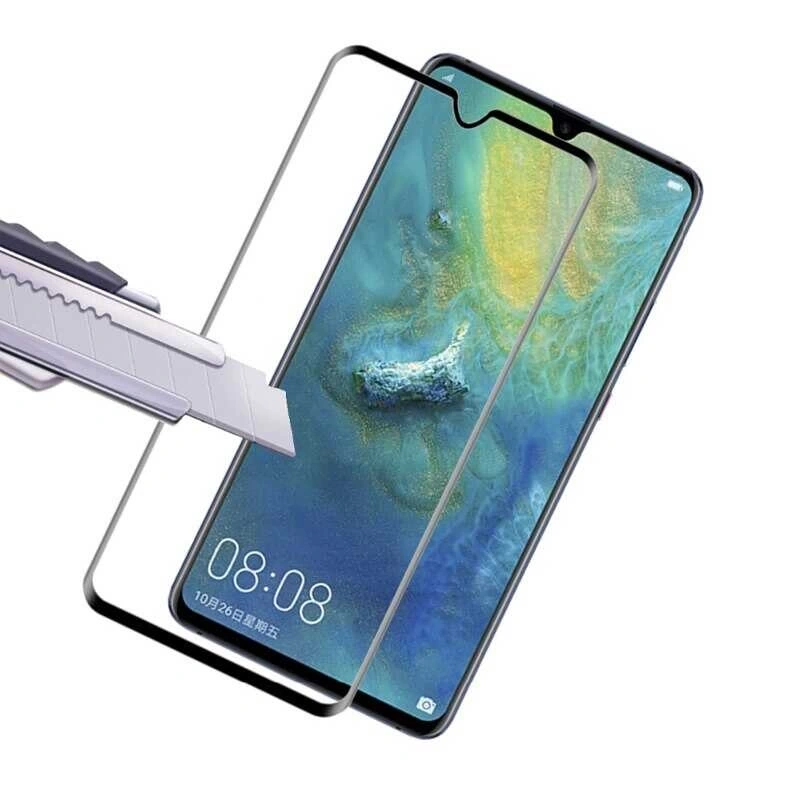 Huawei Mate 20 Zore Kenarları Kırılmaya Dayanıklı Cam Ekran Koruyucu