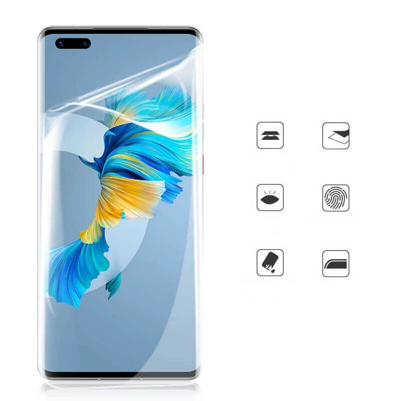 Huawei Mate 40 Pro Zore Süper Pet Ekran Koruyucu Jelatin