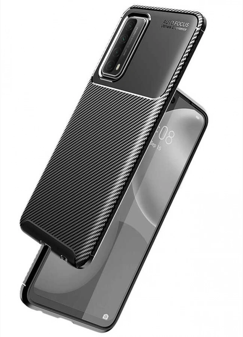 Huawei P Smart 2021 Kılıf Zore Negro Silikon Kapak