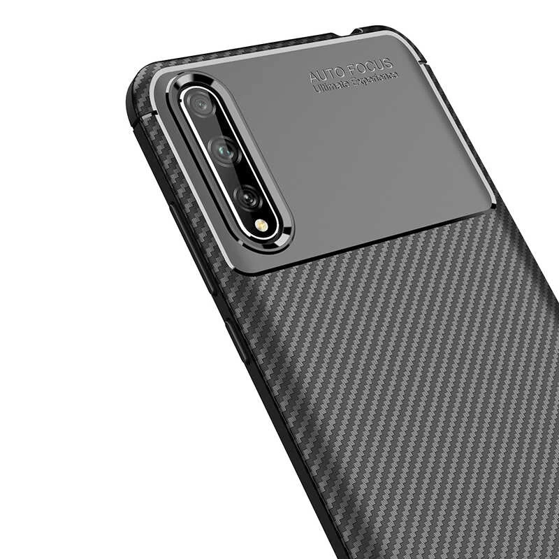 Huawei P Smart S (Y8P) Kılıf Zore Negro Silikon Kapak