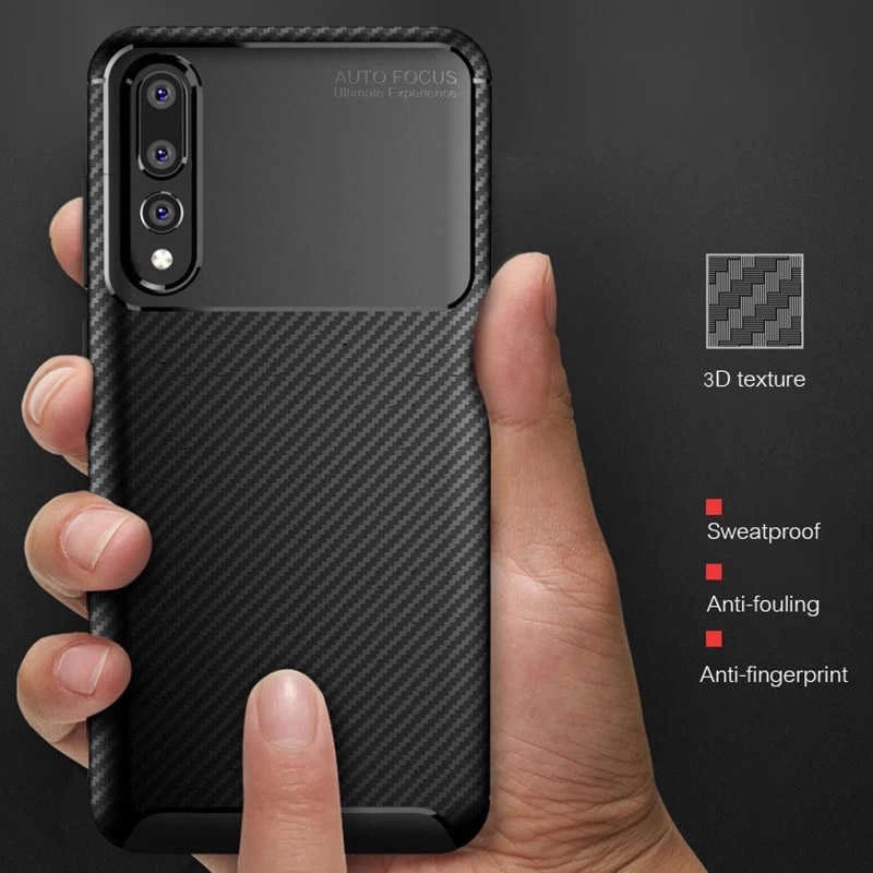 Huawei P20 Pro Kılıf Zore Negro Silikon Kapak