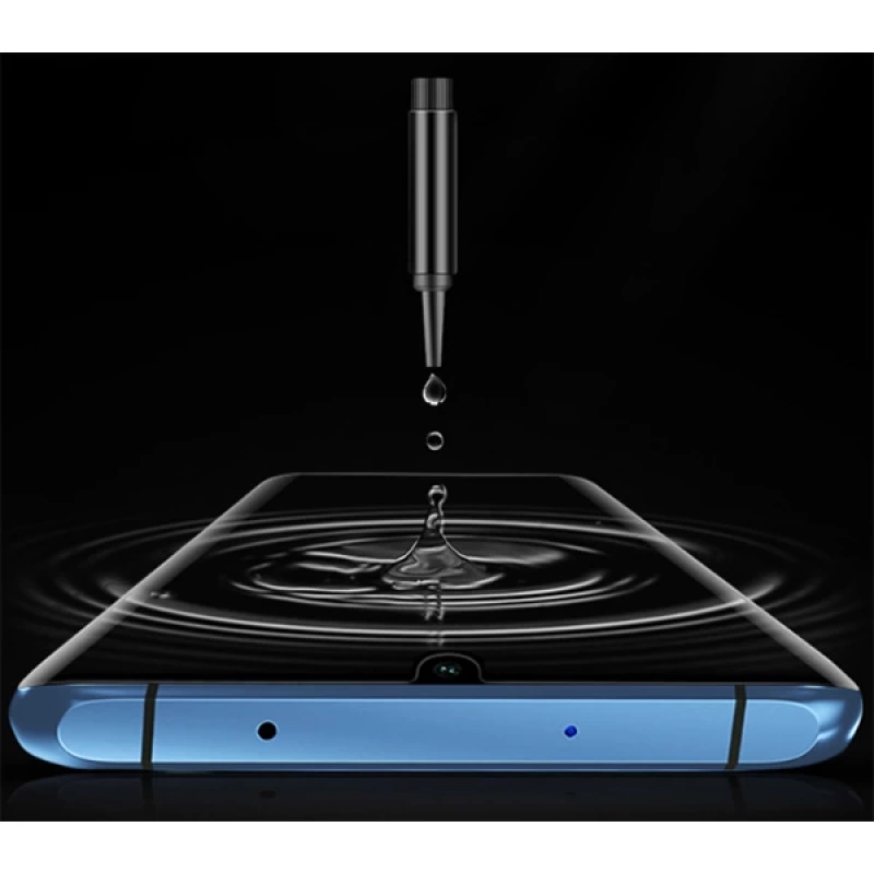 Huawei P30 Pro Full Uv Liquid+uv Işık 3D Full Kırılmaz Cam Ekran Koruyucu