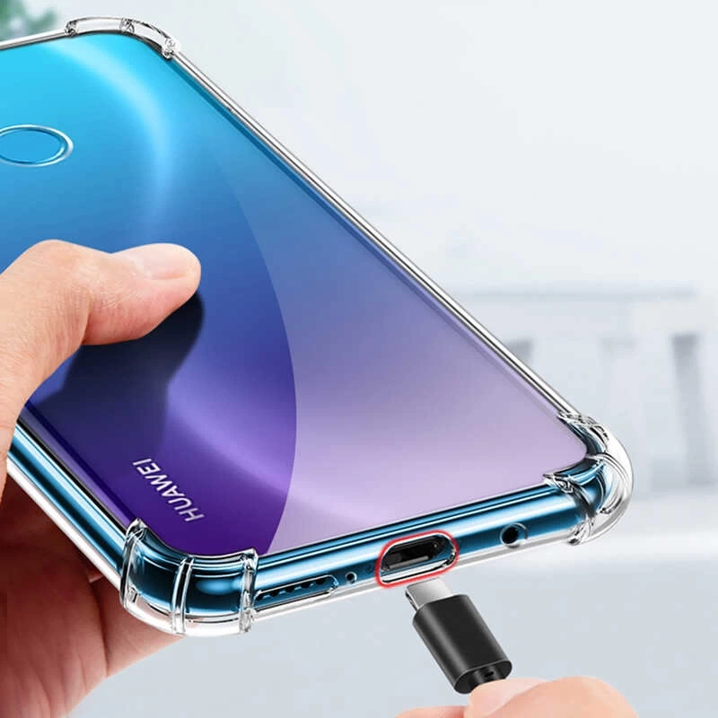 Huawei P40 Lite E Kılıf Zore Nitro Anti Shock Silikon