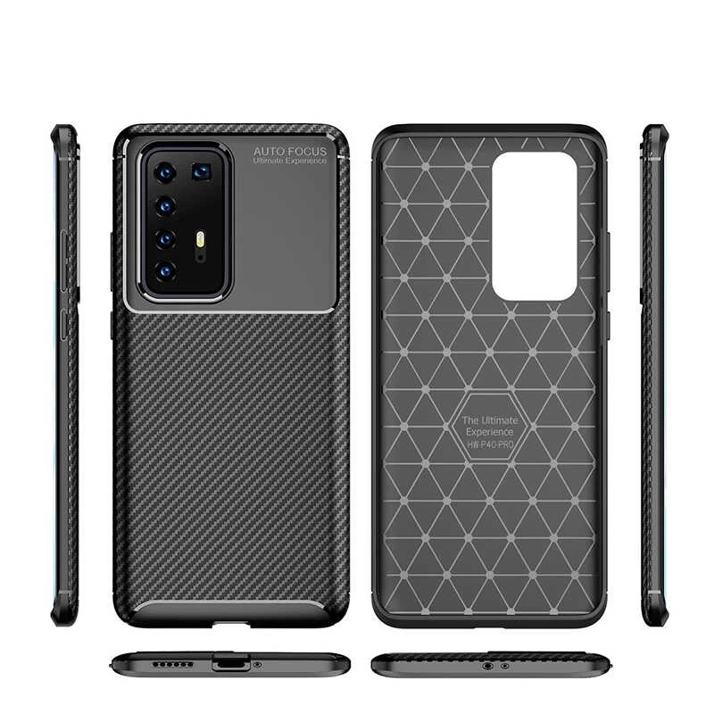 Huawei P40 Pro Kılıf Zore Negro Silikon Kapak
