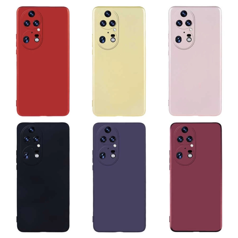 Huawei P50 Pro Kılıf Zore Premier Silikon Kapak