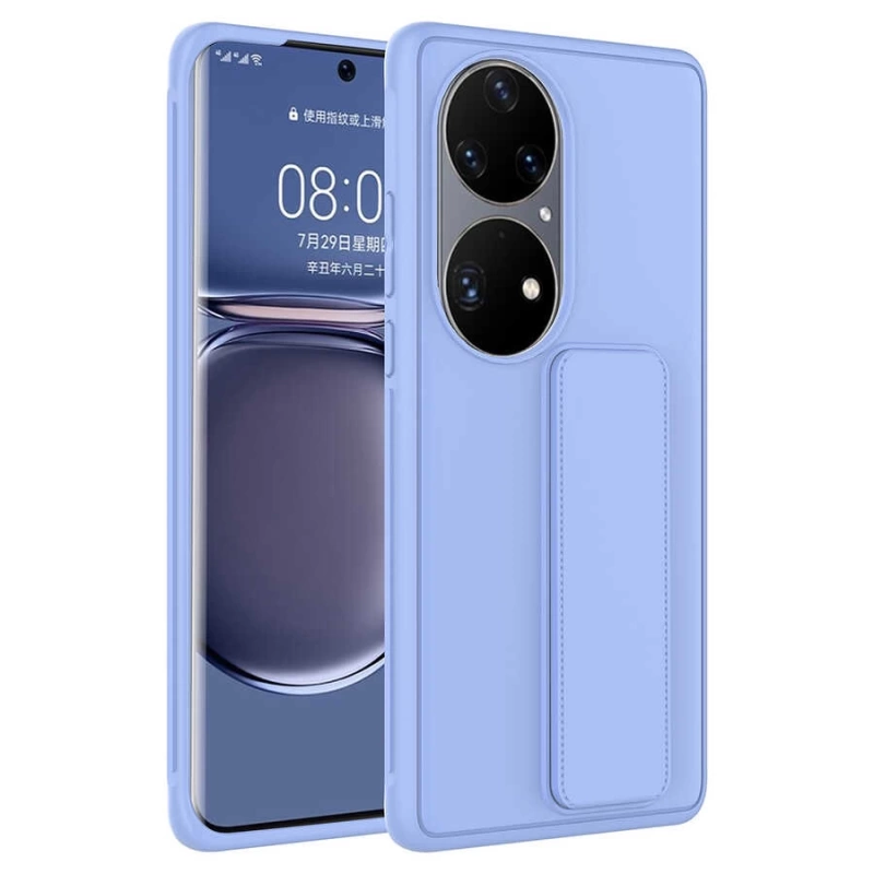 Huawei P50 Pro Kılıf Zore Qstand Kapak