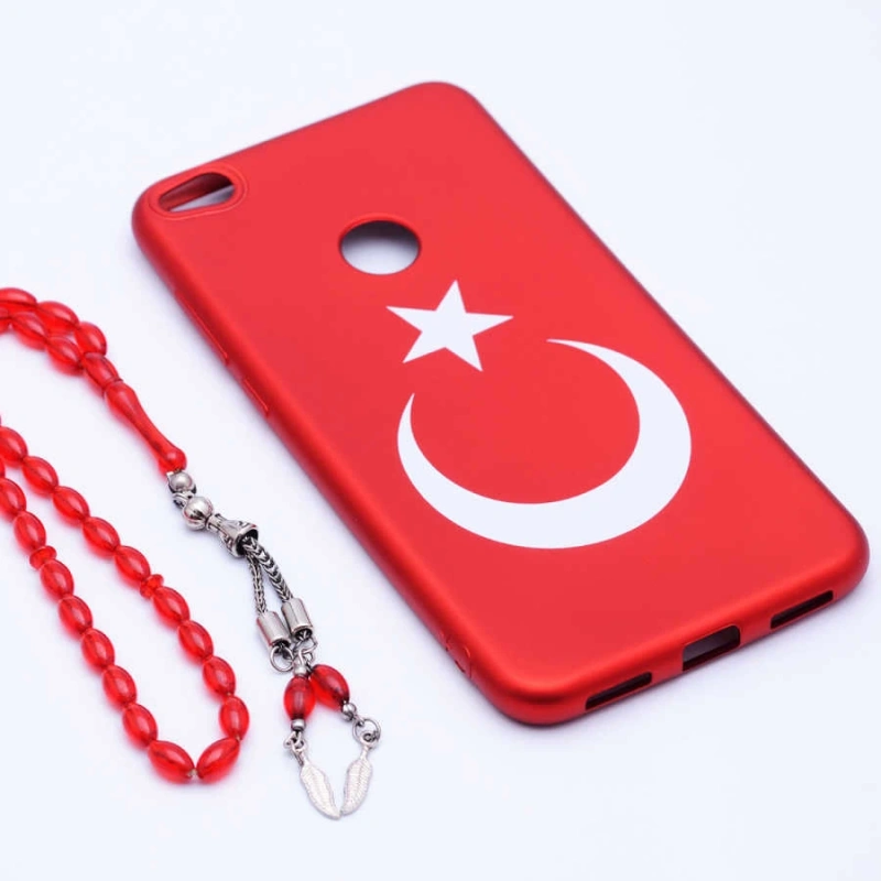 Huawei P9 Lite 2017 Kılıf Zore Bayrak Silikon