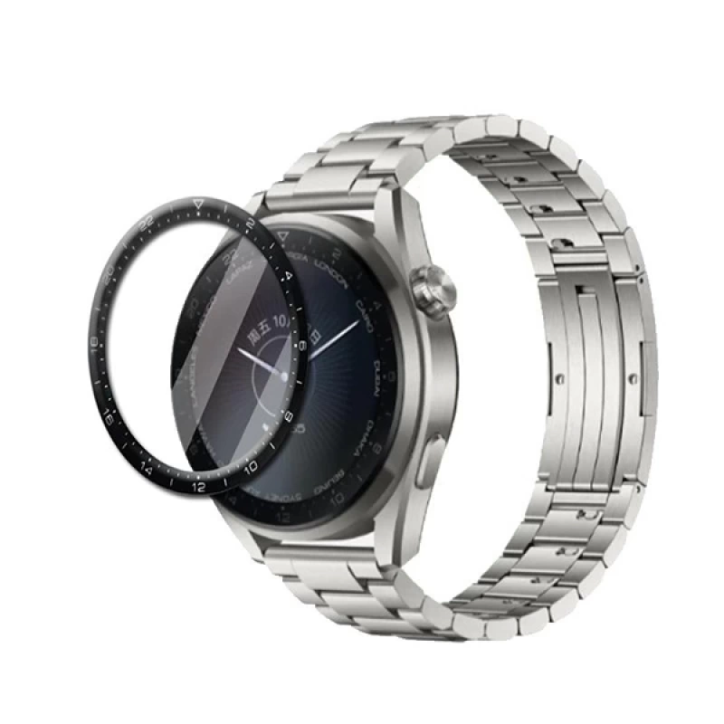 Huawei Watch 3 Pro 3D Full Kaplama Ekran Koruyucu PET+PMMA