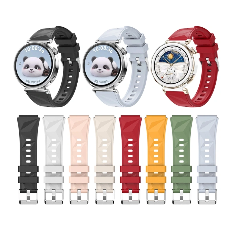 Huawei Watch GT 5 41mm Zore KRD-129 Silikon Kordon Strap Kayış