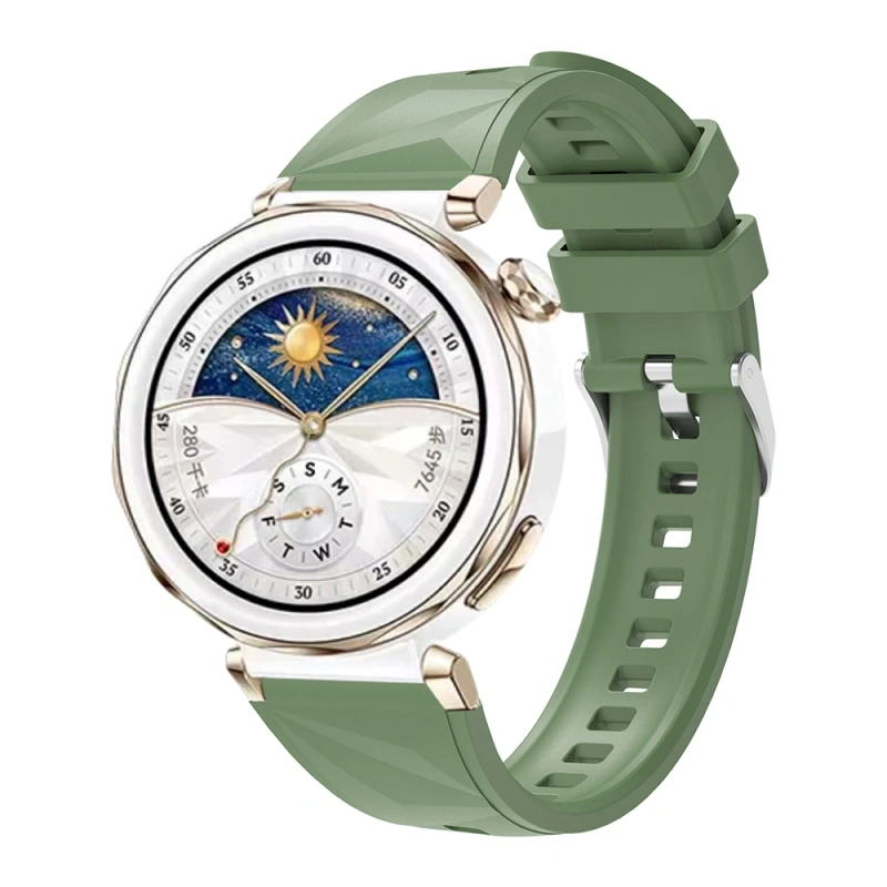 Huawei Watch GT 5 Pro 42mm Zore KRD-129 Silikon Kordon Strap Kayış