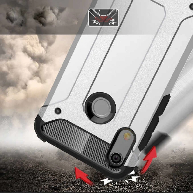 Huawei Y6 2019 Kılıf Zore Crash Silikon Kapak