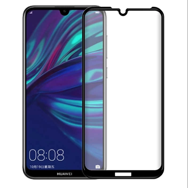 Huawei Y6S 2019 Zore Kenarları Kırılmaya Dayanıklı Cam Ekran Koruyucu