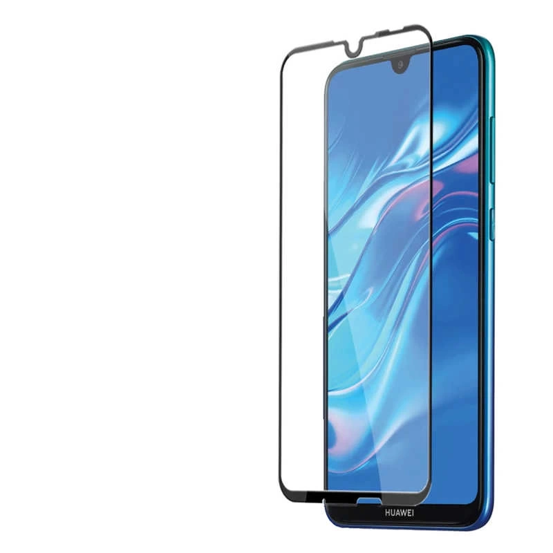 Huawei Y6S 2019 Zore Kenarları Kırılmaya Dayanıklı Cam Ekran Koruyucu