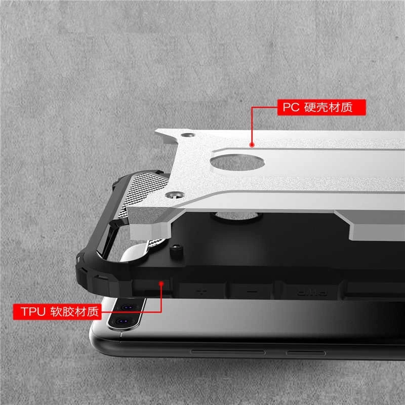 Huawei Y7 2018 Kılıf Zore Crash Silikon Kapak