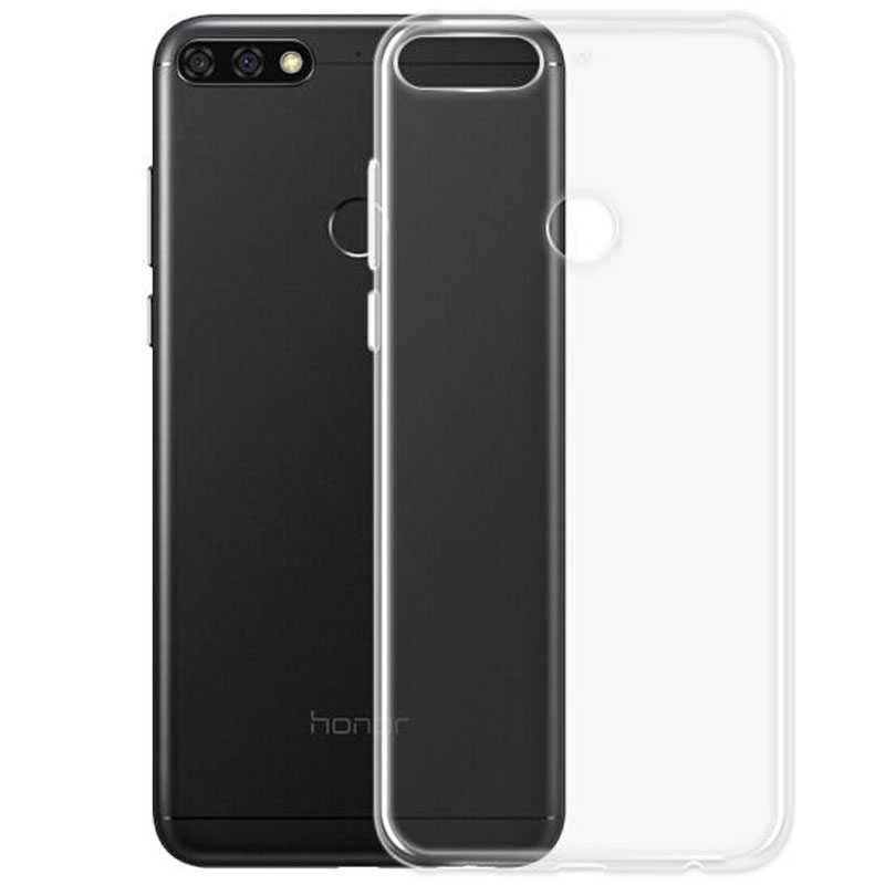 Huawei Y7 2018 Kılıf Zore Ultra İnce Silikon Kapak 0.2 mm