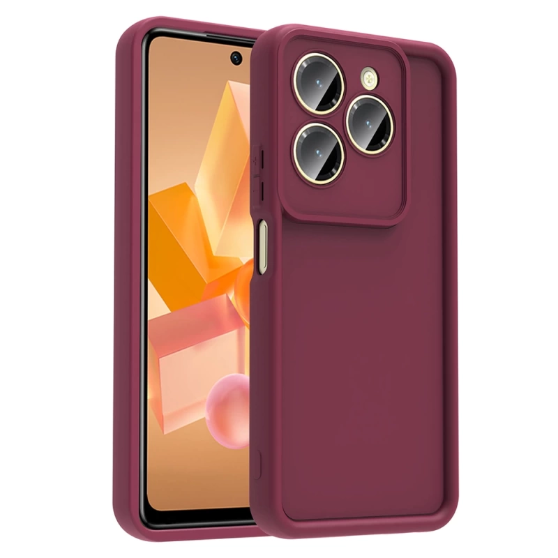 İnfinix Hot 40 Kılıf Kamera Korumalı Zore Ananas Kapak