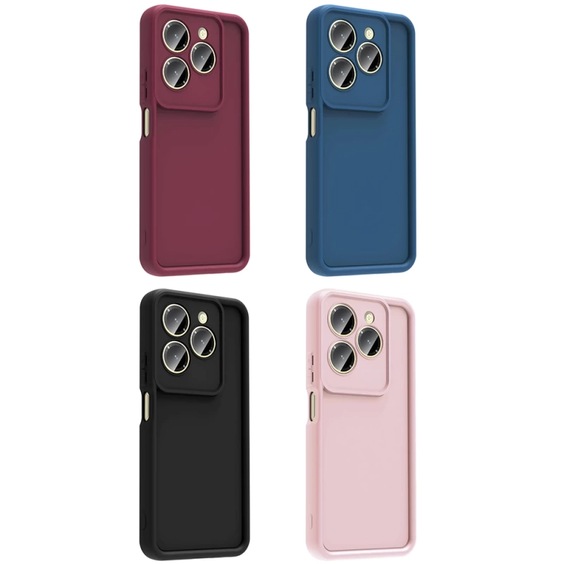 İnfinix Hot 40 Kılıf Kamera Korumalı Zore Ananas Kapak