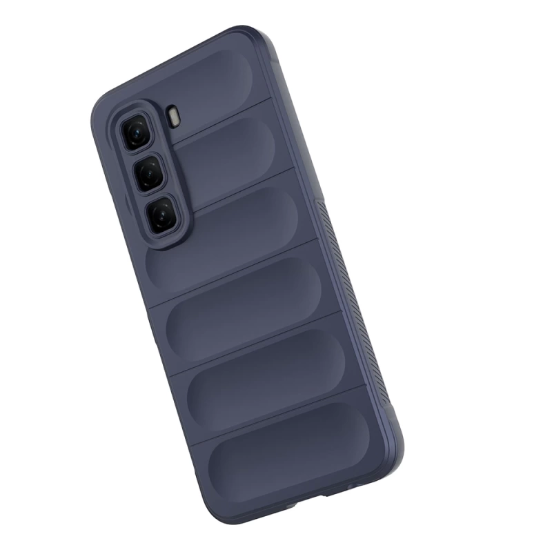 İnfinix Hot 50 4G Kılıf Esnek TPU Oyuklu Arka Yüzey Tasarımlı Zore Etnik Silikon Kapak