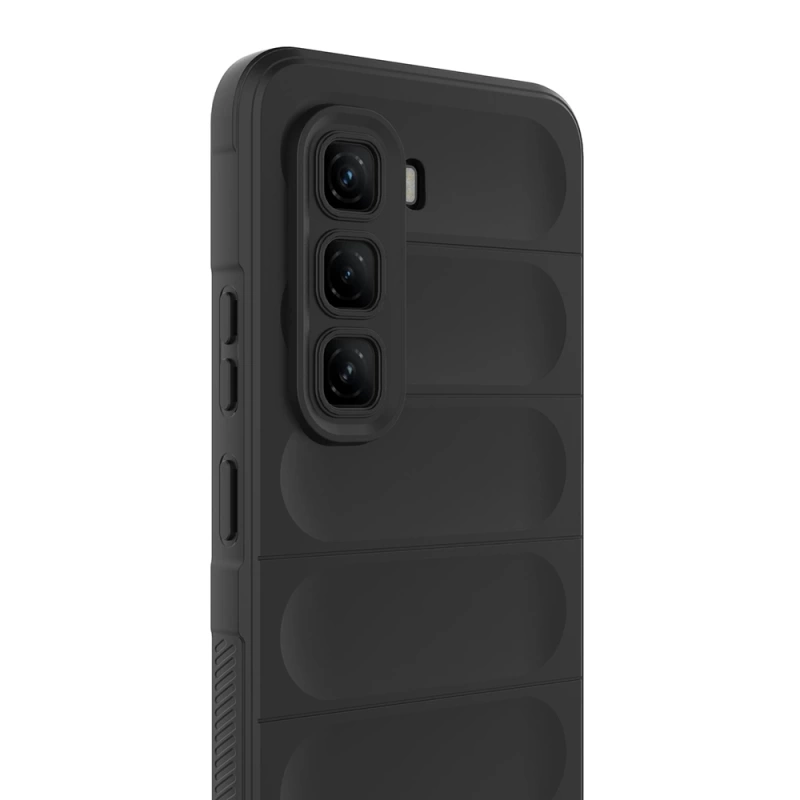 İnfinix Hot 50 4G Kılıf Esnek TPU Oyuklu Arka Yüzey Tasarımlı Zore Etnik Silikon Kapak