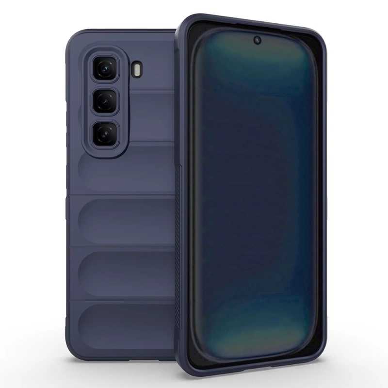 İnfinix Hot 50 Pro 4G Kılıf Esnek TPU Oyuklu Arka Yüzey Tasarımlı Zore Etnik Silikon Kapak