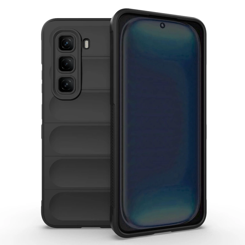 İnfinix Hot 50 Pro 4G Kılıf Esnek TPU Oyuklu Arka Yüzey Tasarımlı Zore Etnik Silikon Kapak