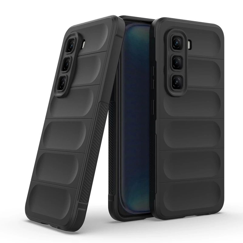 İnfinix Hot 50 Pro 4G Kılıf Esnek TPU Oyuklu Arka Yüzey Tasarımlı Zore Etnik Silikon Kapak
