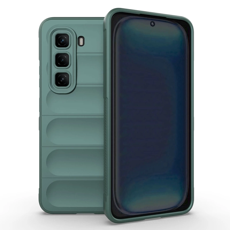İnfinix Hot 50 Pro 4G Kılıf Esnek TPU Oyuklu Arka Yüzey Tasarımlı Zore Etnik Silikon Kapak