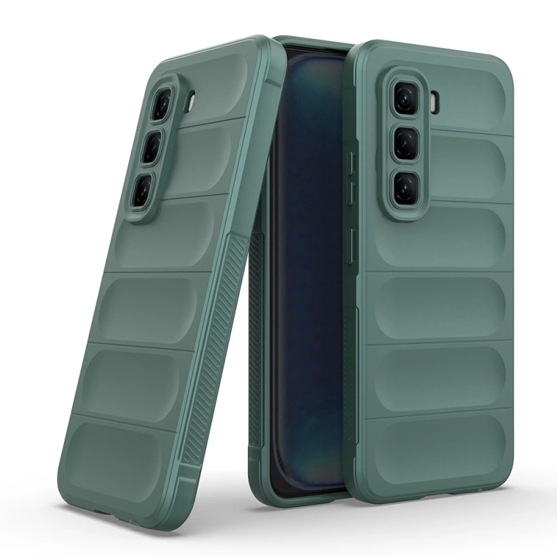 İnfinix Hot 50 Pro 4G Kılıf Esnek TPU Oyuklu Arka Yüzey Tasarımlı Zore Etnik Silikon Kapak