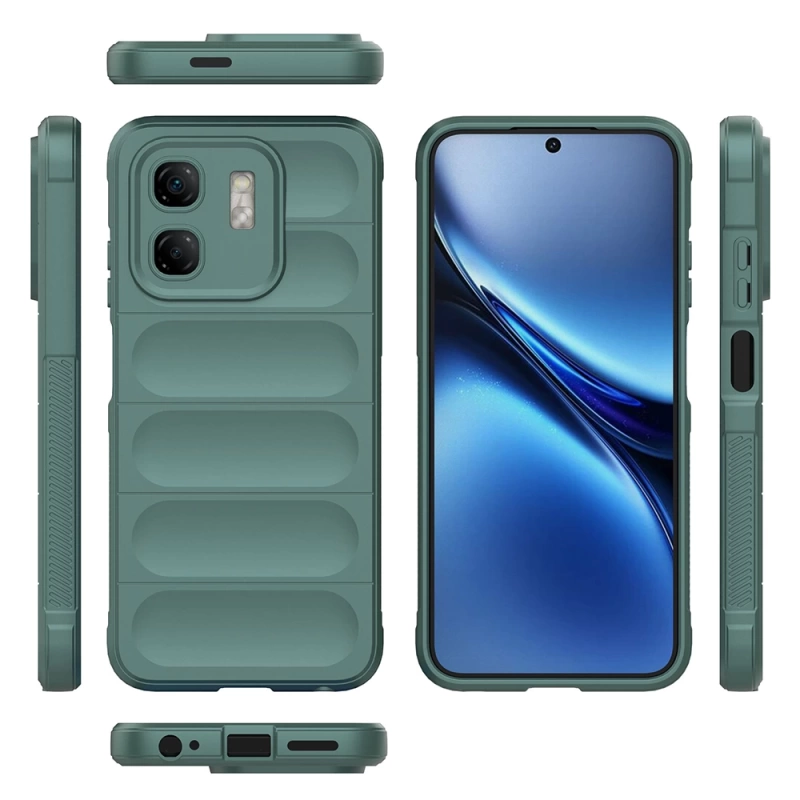 İnfinix Hot 50i 4G Kılıf Esnek TPU Oyuklu Arka Yüzey Tasarımlı Zore Etnik Silikon Kapak