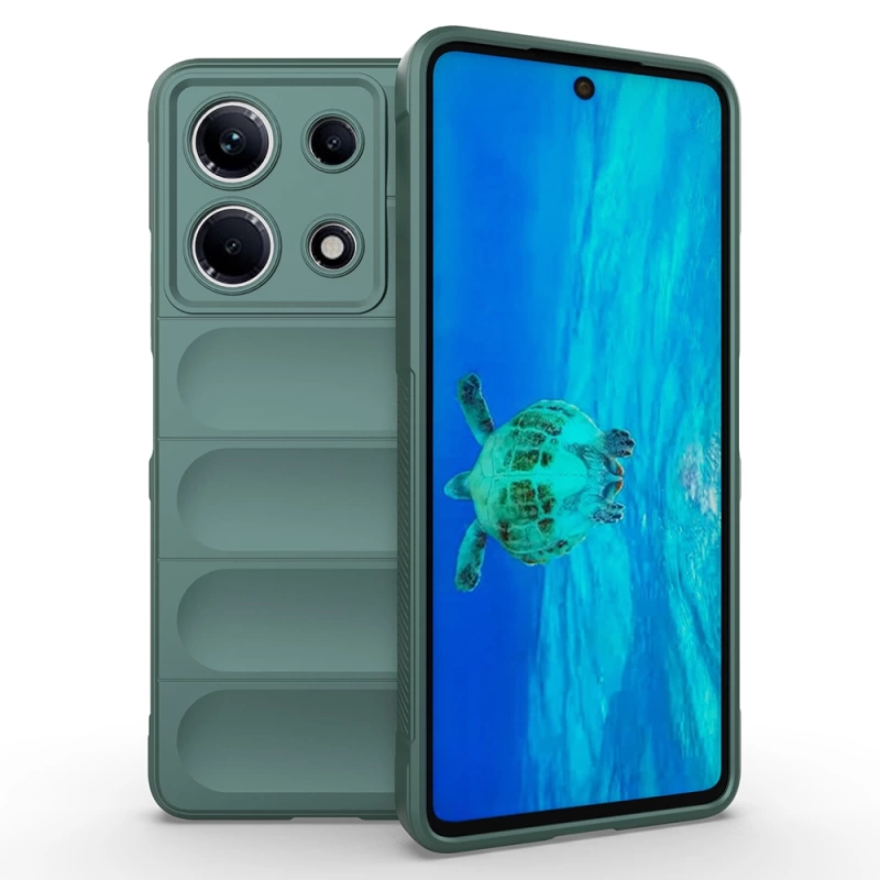 İnfinix Note 30 4G Kılıf Esnek TPU Oyuklu Arka Yüzey Tasarımlı Zore Etnik Silikon Kapak