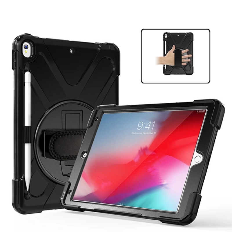 İPad Pro 10.5 Air10.5 2019 Kalem Yerli Standlı Zırh Kılıf Shockproof case