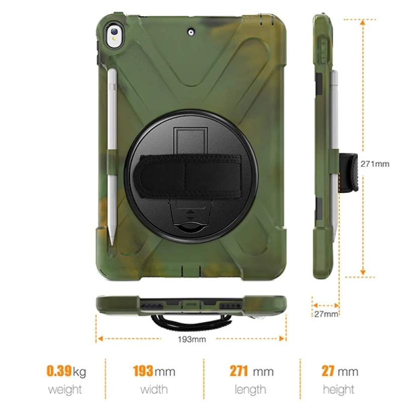 İPad Pro 10.5 Air10.5 2019 Kalem Yerli Standlı Zırh Kılıf Shockproof case