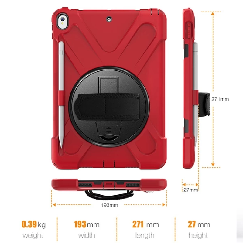 İPad Pro 10.5 Air10.5 2019 Kalem Yerli Standlı Zırh Kılıf Shockproof case