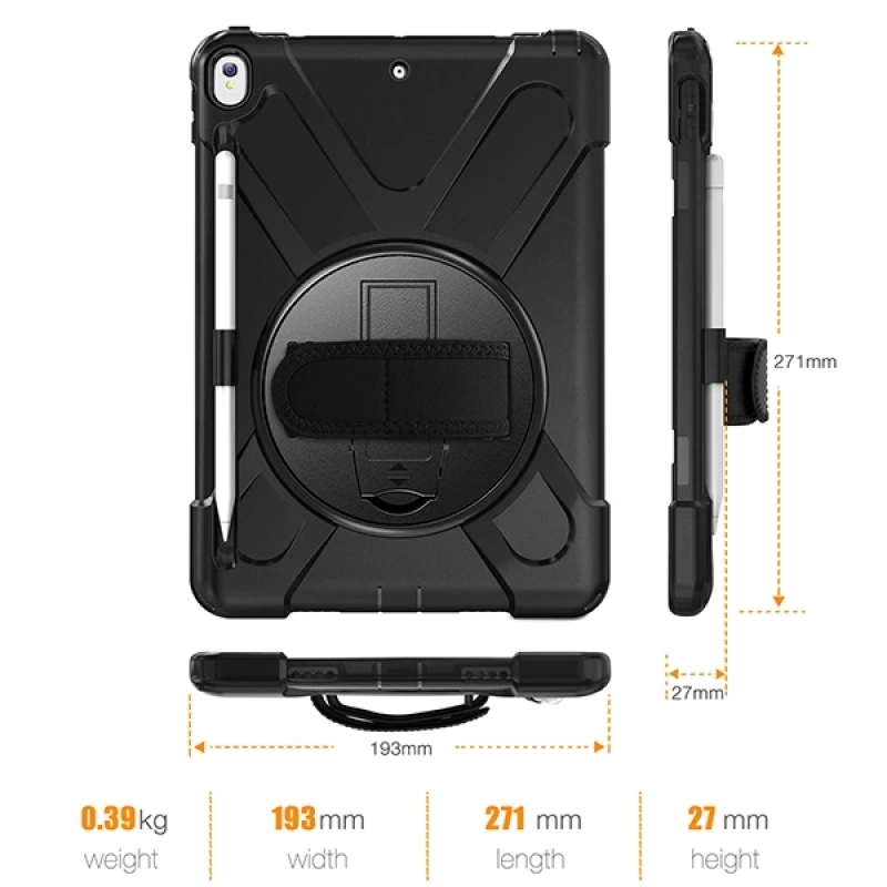 İPad Pro 10.5 Air10.5 2019 Kalem Yerli Standlı Zırh Kılıf Shockproof case