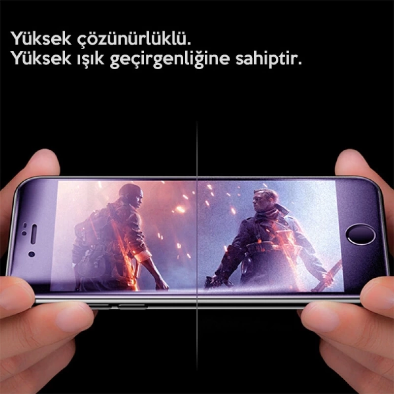 İPhone 11 Pro -5.8- XS-X Anti Blue Light 3D Full Cam Ekran Koruyucu