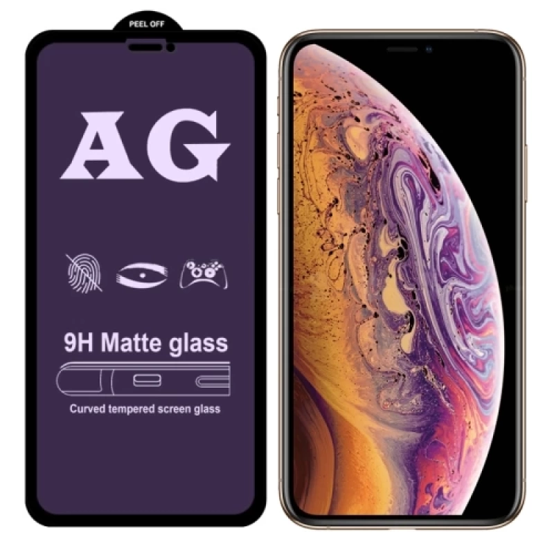 İPhone 11 Pro Max -6.5- Xs Max Anti Blue Light 3D Full  Cam Ekran Koruyucu