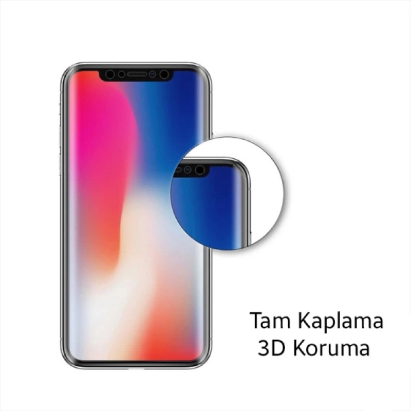 İphone 11 Pro,İphone X Xs 3d Pet Full Kaplama Darbe Emici Ekran Koruyucu